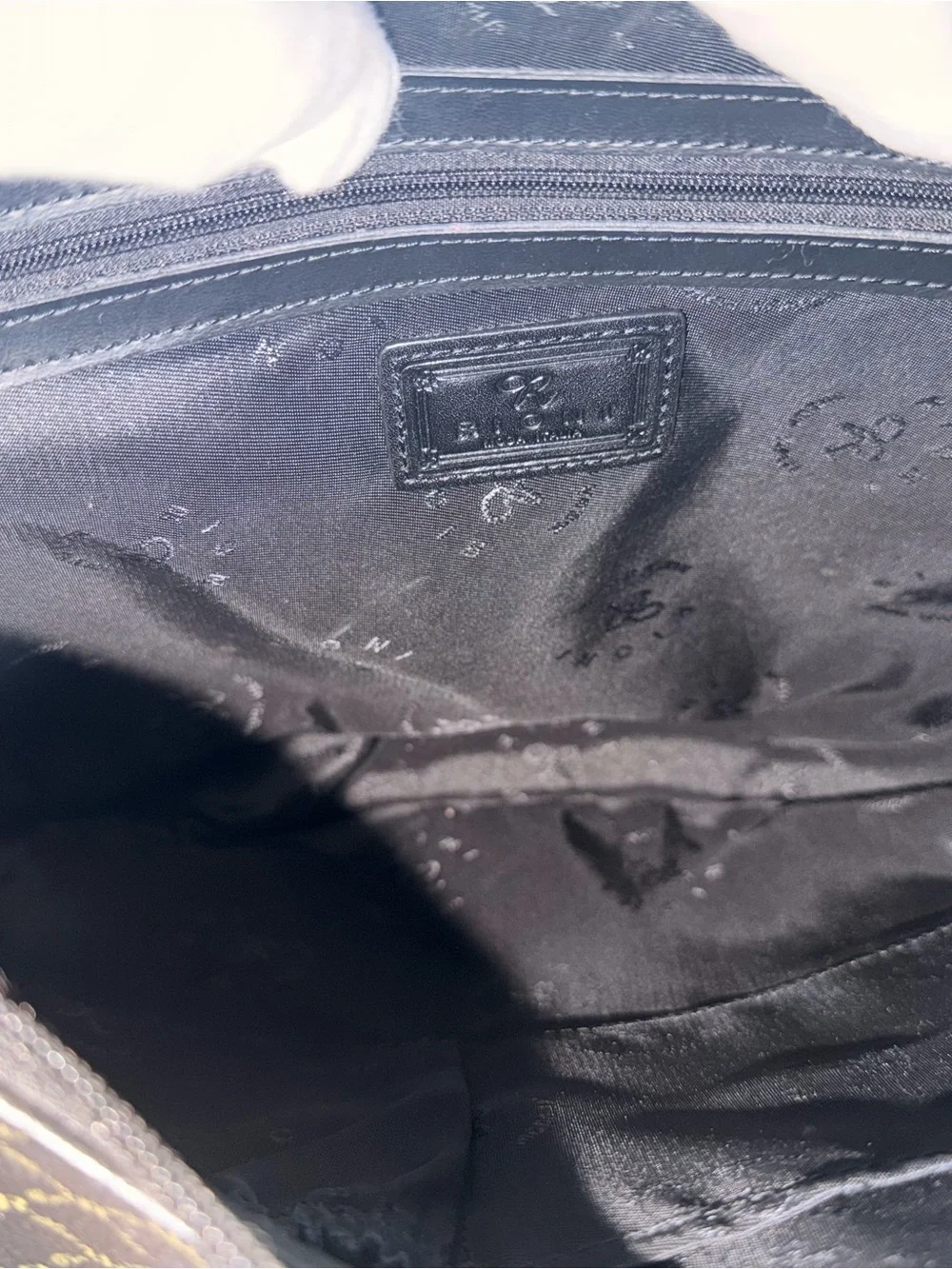 Rioni Moda Italia Monogram Hobo Bag